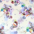 3 Metre Luxury Gold Foil Floral Sateen ‘Hypnose' - 55" Wide Ivory - Pound A Metre