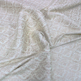 Pound A Metre 3 Metre 3 Metre Luxury Metallic Vintage Floral Brocade - 55” Wide Gold