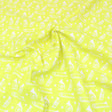 Pound A Metre 3 Metre 3 Metre Premium 100% Digital Quilting Cotton - Trumpet  - 44" Wide Lime Yellow