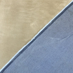 3 Metre Premium Denim Backed Suede 55” Wide Soft Light Brown - Pound A Metre