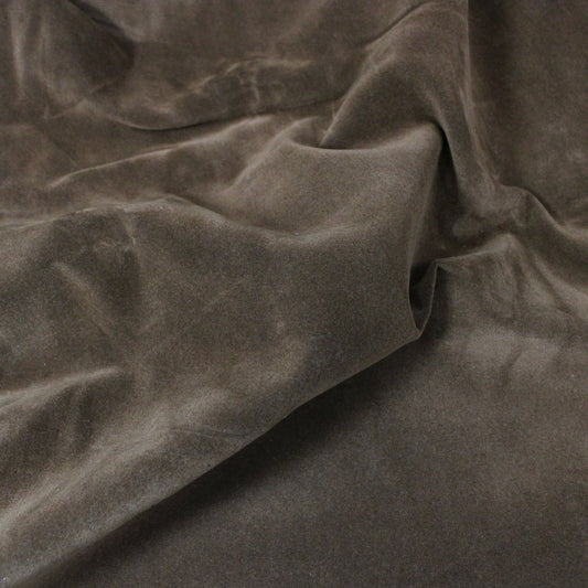 3 Metre Premium Quality Denim Backed Suede 55” Wide Chestnut Brown - Pound A Metre