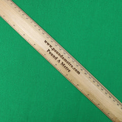 3 Metre Premium Quality Fleece Backed French Terry Sweatshirt 55" Wide Green - Pound A Metre