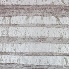 3 Metre Quality Embroidered Tafetta Fabric - 55" Wide Champagne - Pound A Metre