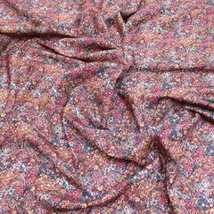 3 Metre Santorini Soft Crepe - Persian - 45" Wide Wine - Pound A Metre