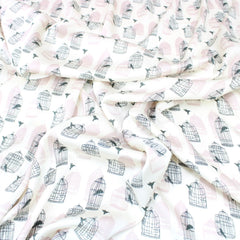 3 Metre Satin Effect Dress-Crepe Georgette 55" Wide Ivory - Pound A Metre