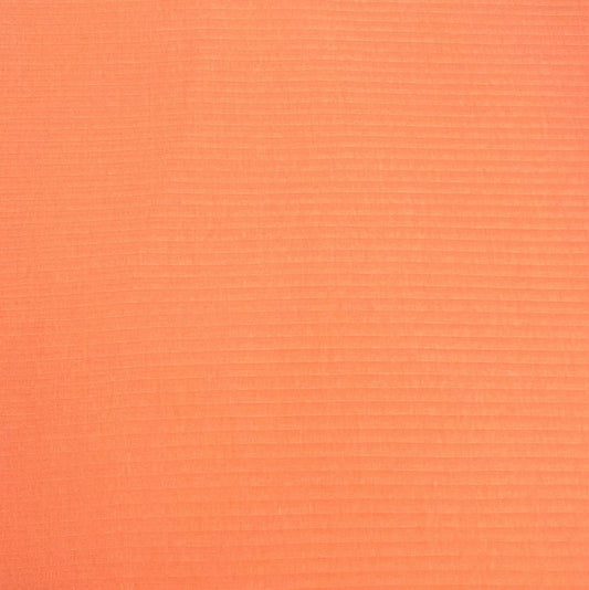 3 Metre Shine Striped Ribbed Jersey - 55" Wide Orange - Pound A Metre