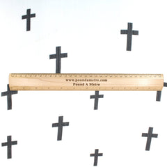 3 Metre Smooth Chiffon - 55” Wide Cross - Pound A Metre