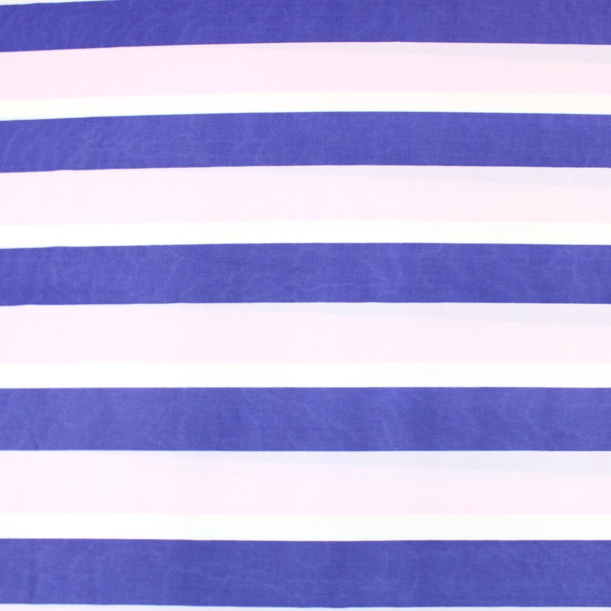 3 Metre Soft Durable Lycra Effect Striped Poly-Jersey 55" Wide Pink,White & Purple - Pound A Metre