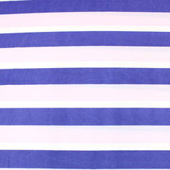 3 Metre Soft Durable Lycra Effect Striped Poly-Jersey 55" Wide Pink,White & Purple - Pound A Metre