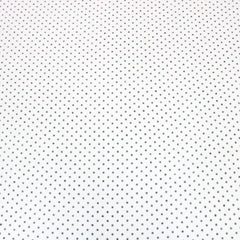 3 Metre Terry Backed Brushed Surface Polka Jersey 55" Wide Ivory - Pound A Metre