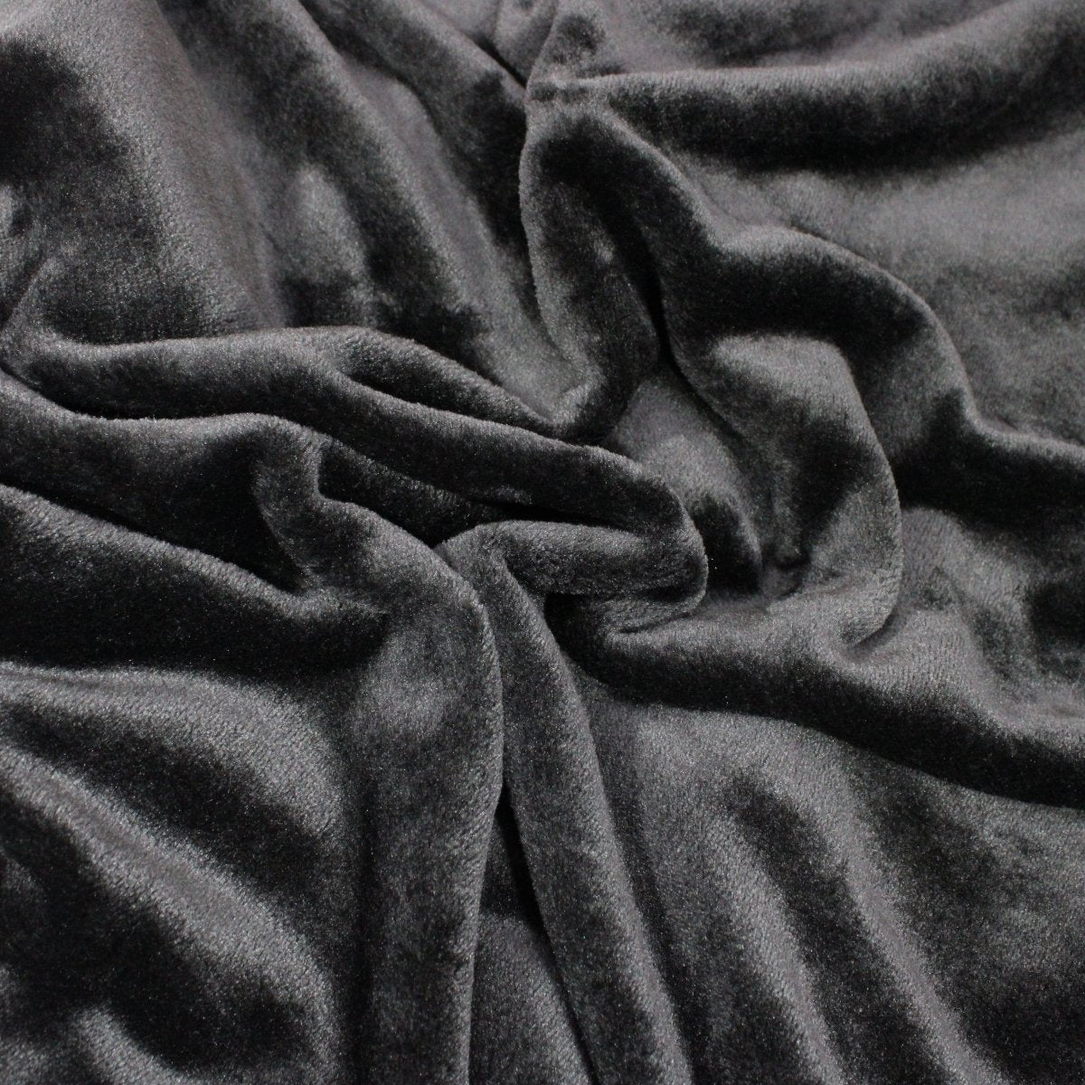 3 Metre Ultra Soft Cuddle Fleece 60” Wide Black - Pound A Metre