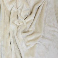 3 Metre Ultra Soft Cuddle Fleece 60” Wide Cream - Pound A Metre