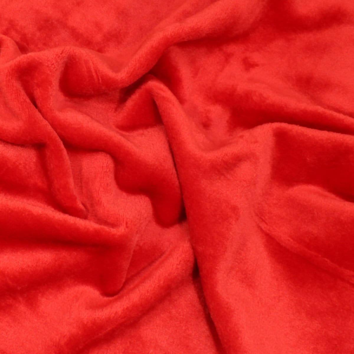 Pound A Metre 3 Metre 3 Metre Ultra Soft Cuddle Fleece 60” Wide Red