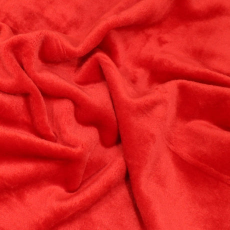 Pound A Metre 3 Metre 3 Metre Ultra Soft Cuddle Fleece 60” Wide Red