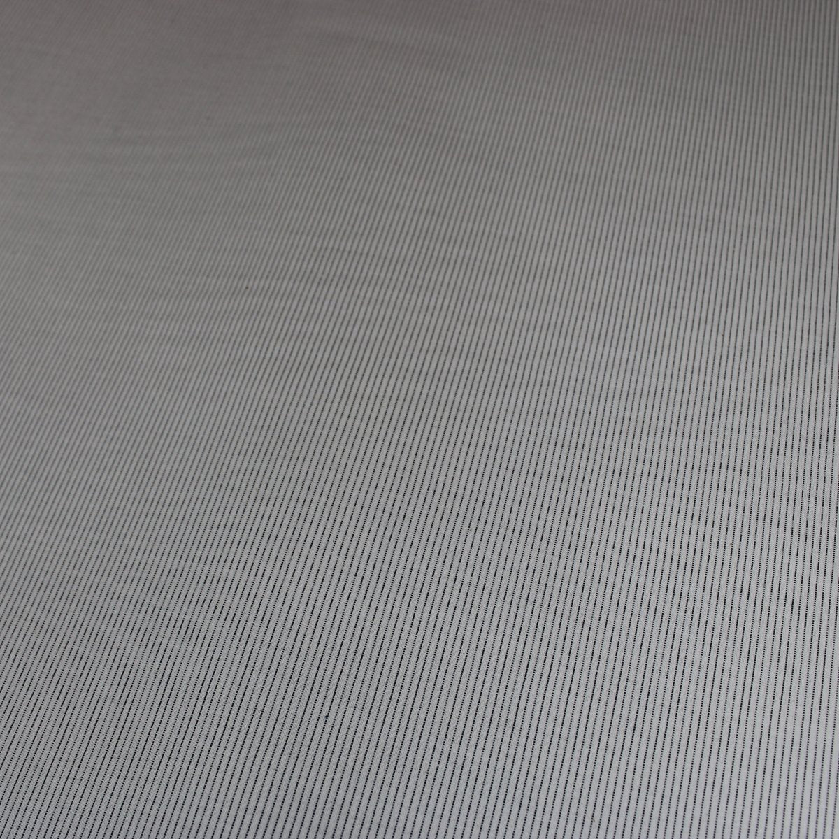 3 Metres Breathable Poly-Cotton T-shirt Striped Suiting Fabric - 55" Ivory & Black - Pound A Metre