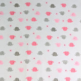 Pound A Metre 3 Metres 3 Metres Brushed Cotton Blend Fabric- Elephants 55" Wide