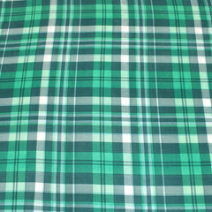 3 Metres Chequered Crepe De Chine - 55" Wide Emerald Green - Pound A Metre