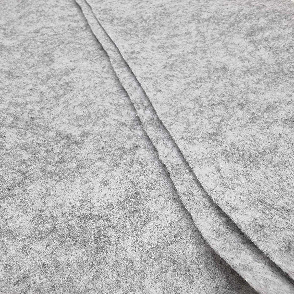 3 Metres Compressed Fleece Fabric- Perfect As Wadding (Grey) - Pound A Metre