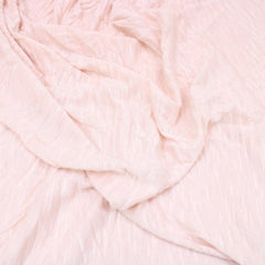 3 Metres Crinkle Knit Light Weight Jersey- 55" Wide Pale Pink - Pound A Metre