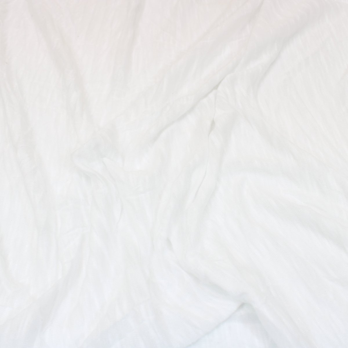 3 Metres Crinkle Knit Light Weight Jersey- 55" Wide White - Pound A Metre