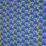 Pound A Metre 3 Metres 3 Metres Dressmaking 100% Cotton Lawn- (Royal Blue Stems) (55" Wide)