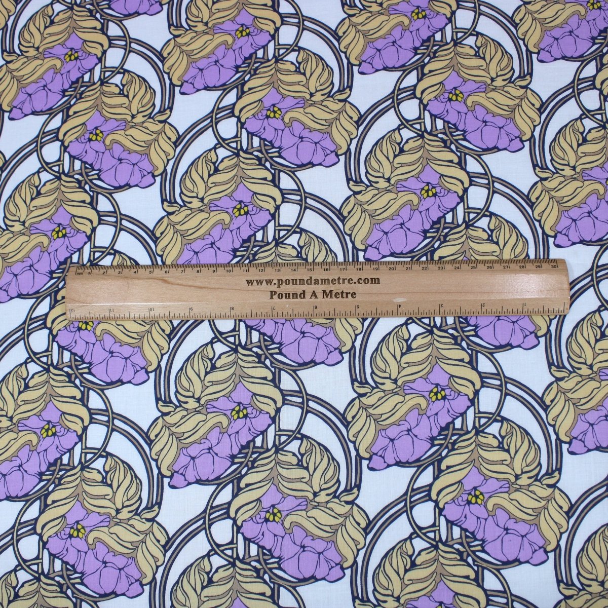 3 Metres Dressmaking 100% Cotton Lawn- (Sky Blue Bloom) (55" Wide) - Pound A Metre