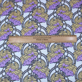 3 Metres Dressmaking 100% Cotton Lawn- (Sky Blue Bloom) (55" Wide) - Pound A Metre