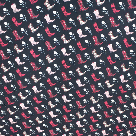 3 Metres Dressmaking Fashion Santana Crepe 55" wide Black - Pound A Metre