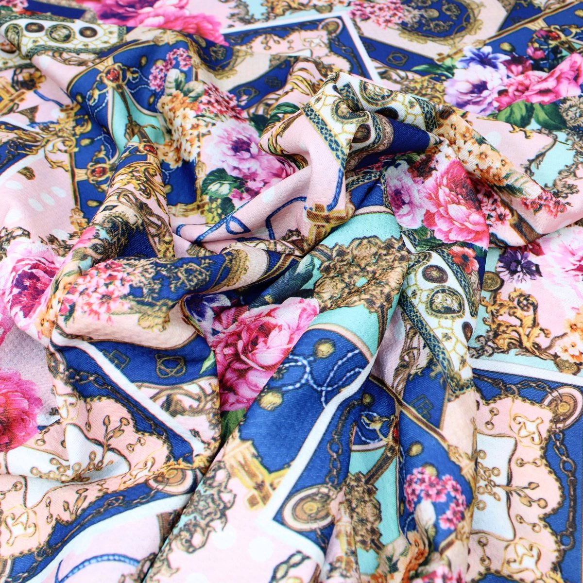 3 Metres Dressmaking Jersey - 55" Wide Pale Pink - Pound A Metre