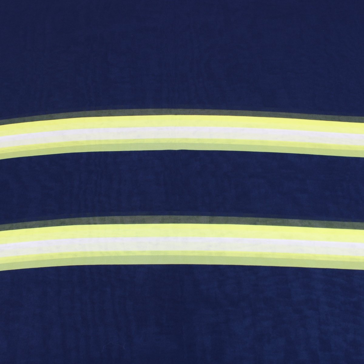 3 Metres Elegant Panel Stripe Georgette - 60" Wide Navy - Pound A Metre