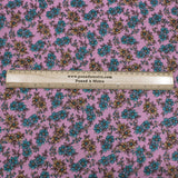 3 Metres Floral Daisy Dress-Rayon 45" Wide Pink - Pound A Metre