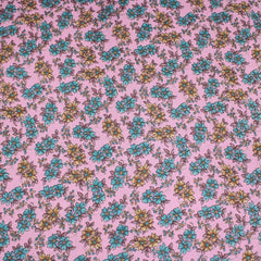 3 Metres Floral Daisy Dress-Rayon 45" Wide Pink - Pound A Metre
