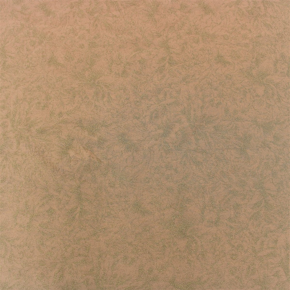 3 Metres Gold Foil Floral Stretch Mesh 55" wide Golden Nude - Pound A Metre
