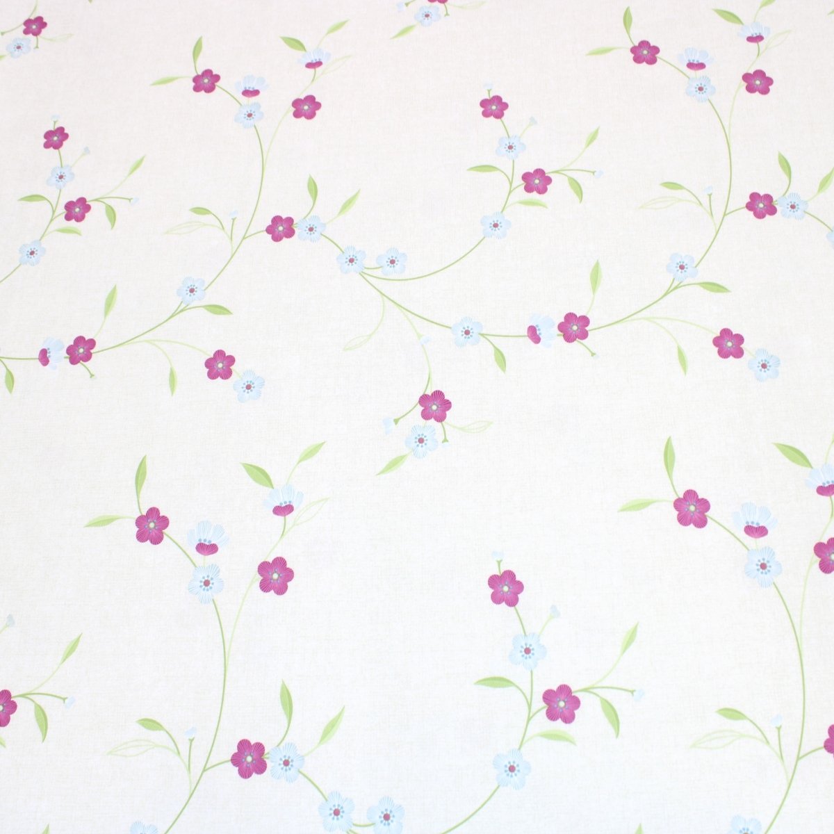3 Metres Heavy Super Stretch Sooth Floral Jersey - 55" Wide Cream - Pound A Metre