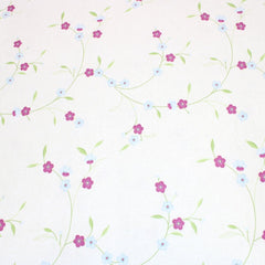 3 Metres Heavy Super Stretch Sooth Floral Jersey - 55" Wide Cream - Pound A Metre