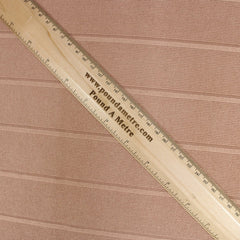 3 Metres High Fashion Comfort Ribbed Jersey - 55" Warm Brown - Pound A Metre