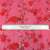 Pound A Metre 3 Metres 3 Metres Luxury Detailed Bridal Lace Fabric - 55" Wide Red