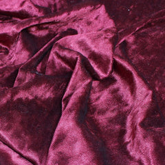 3 Metres Luxury Soft Dress-Velvet 55" Wide Wine - Pound A Metre