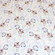 Pound A Metre 3 Metres Luxury Soft Floral Satin 45” Wide Cream