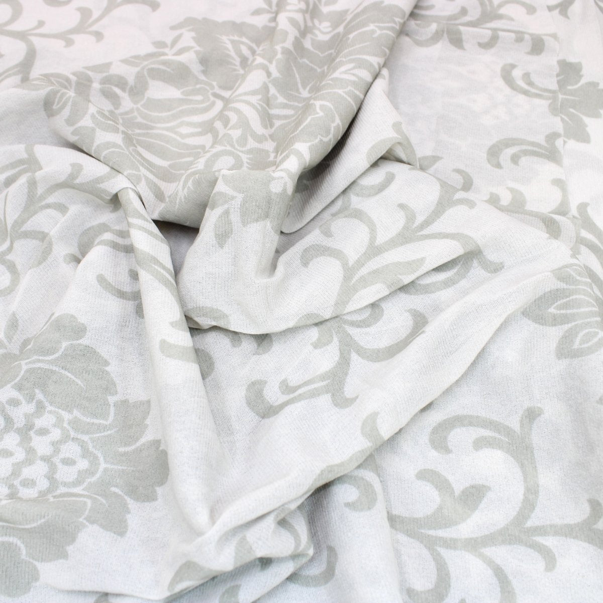 3 Metres Mesh Jersey 40" Wide Grey Baroque - Pound A Metre
