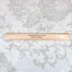 3 Metres Mesh Jersey 40" Wide Grey Baroque - Pound A Metre