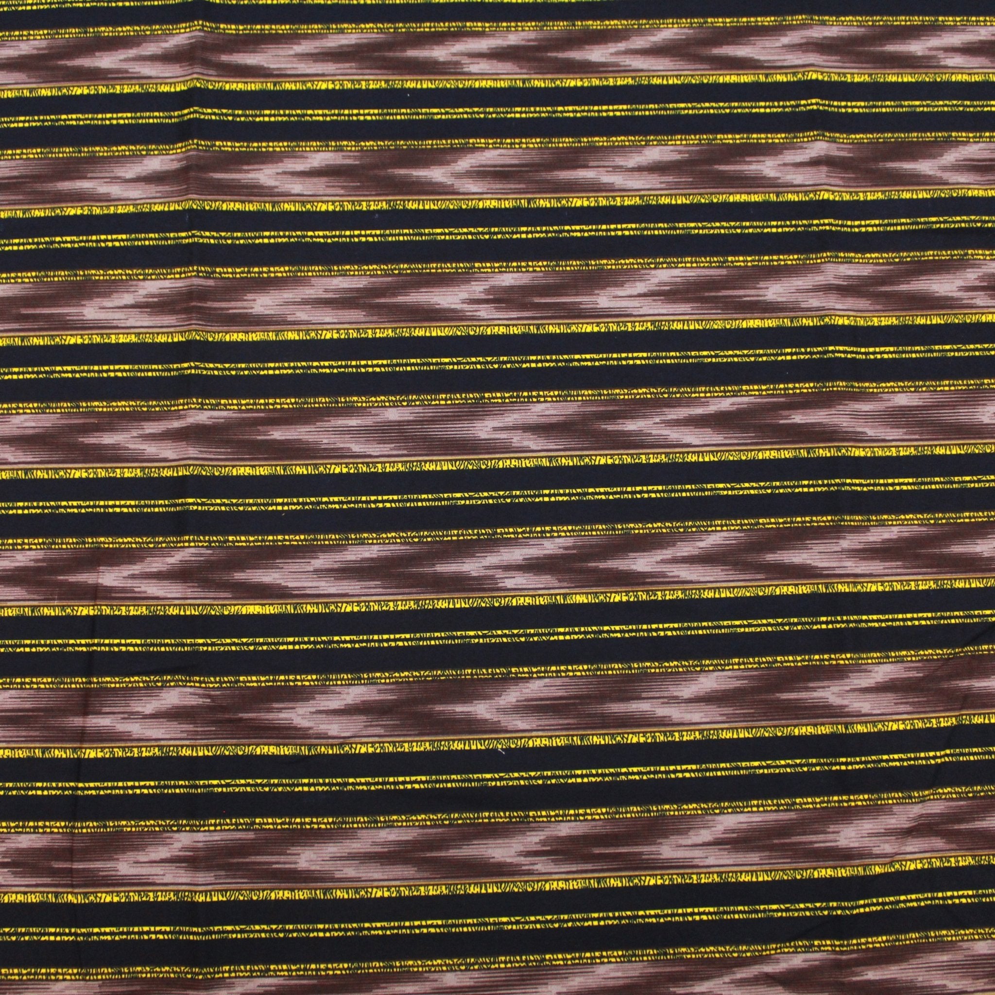 3 Metres Premium 100% Cotton 'Darpan Print - Royal Stripes - Black" - Pound A Metre