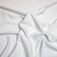 3 Metres Premium Cotton Blend French Terry- 55" Wide (White) - Pound A Metre