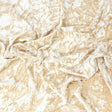 Pound A Metre 3 Metres 3 Metres Premium Crushed Stretch Velvet 55" Wide Cream