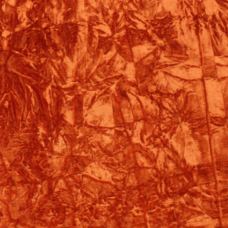Pound A Metre 3 Metres 3 Metres Premium Crushed Stretch Velvet 55" Wide Dark Sunset