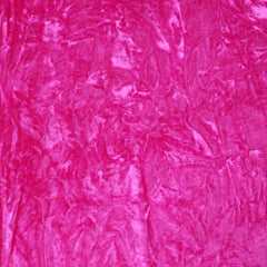 3 Metres Premium Crushed Stretch Velvet 55" Wide Lipstick Pink - Pound A Metre