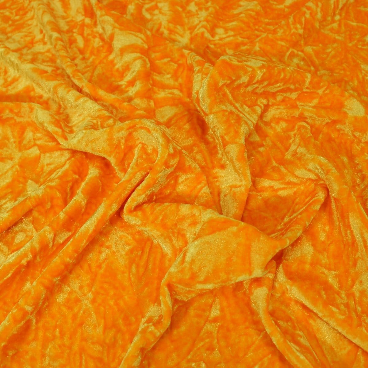 Pound A Metre 3 Metres 3 Metres Premium Crushed Stretch Velvet 55" Wide Orange