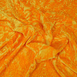 Pound A Metre 3 Metres 3 Metres Premium Crushed Stretch Velvet 55" Wide Orange