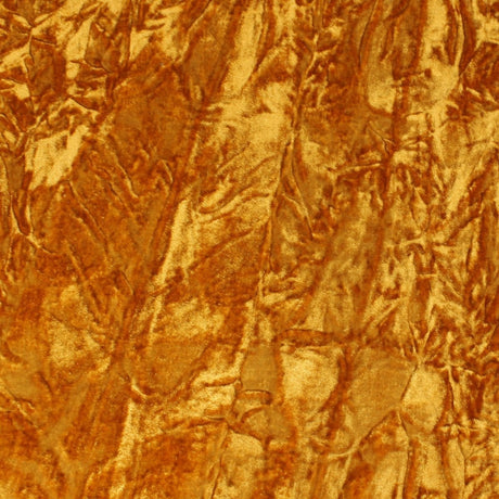 Pound A Metre 3 Metres 3 Metres Premium Crushed Stretch Velvet 55" Wide Warm Orange