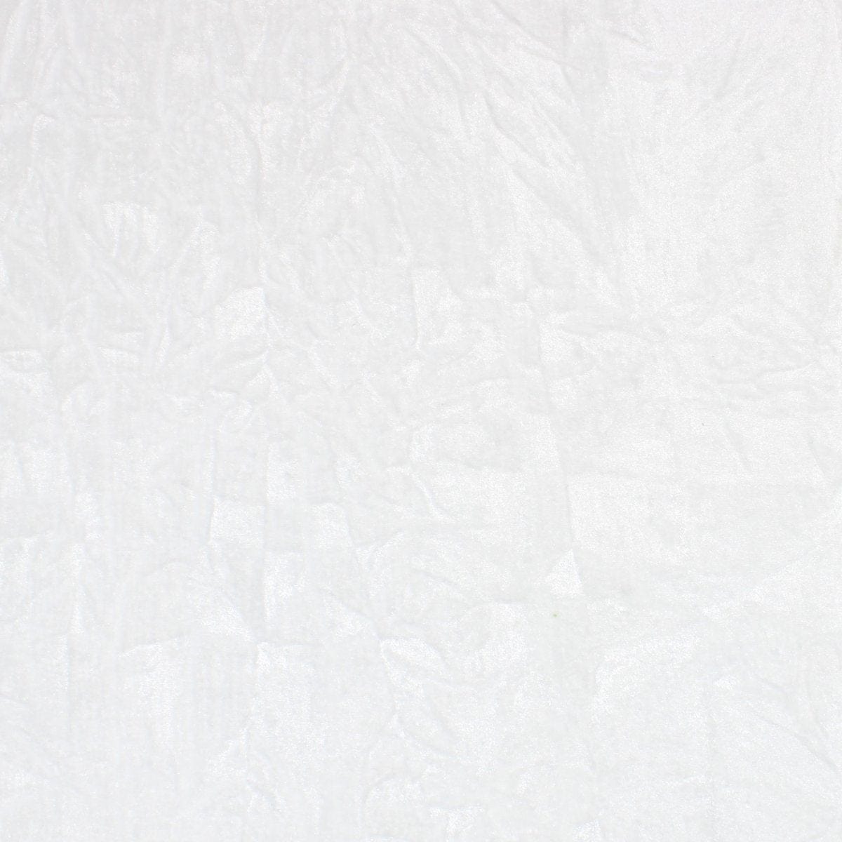 Pound A Metre 3 Metres 3 Metres Premium Crushed Stretch Velvet 55" Wide White